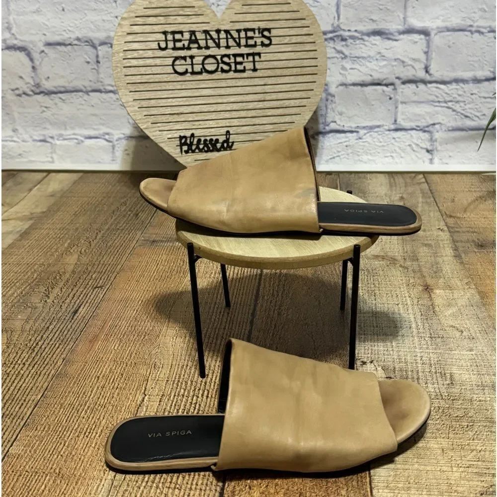 Via Spiga Heather Sandal tan